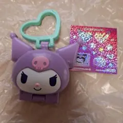 クロミ ハート型キーホルダー シール付き
