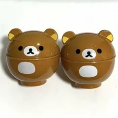【未使用】ローソン リラックマ ふた付きおわん お茶碗 2点セット