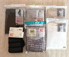HEATTECH & AIRism インナーウェア６点セット