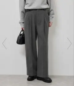 【新品未使用】ROPÉ PICNIC ジャージーワイドパンツ グレー