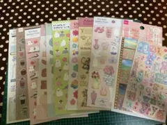 シートシールまとめ売り使いかけあり①