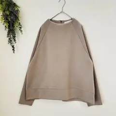 美品✨A DAYIN THE LIFE ベージュ ラグランスリーブ スウェット