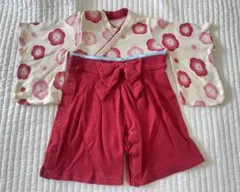 袴ロンパース70㎝ ひなまつり お正月 お宮参り