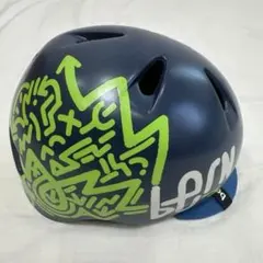 bern ネイビー グラフィックヘルメット　s/m キッズのサムネイル
