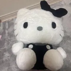 ハローキティ ぬいぐるみ ブラックリボンのサムネイル