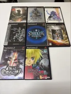 【名作揃い】PS2 ソフト 8本まとめ売り 動作未確認