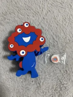 ミャクミャクキーホルダー（ジッパー付）　ラムネ