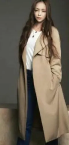 安室奈美恵　H&M   32P トレンチコート　トレンチ