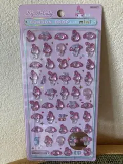 【正規品】ボンボンドロップシールミニ　サンリオミニ　マイメロディ