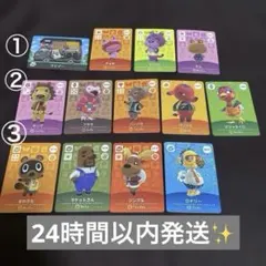 【選択式】どうぶつの森 amiiboカード　3枚セット