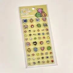 正規品 たまごっち タイルみたいなシール DROP BLOCK SEAL 黄色