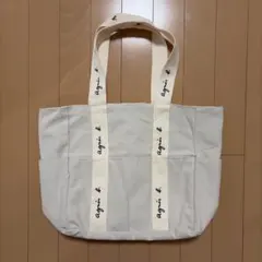 agnès b. アニエスベー ロゴトートバッグ Lサイズ ベージュ新品