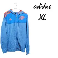 adidas OKC Thunder フルジップフーディ XL♡男女兼用