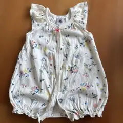 PETIT BATEAU ロンパース 花柄 60cmのサムネイル
