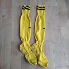 プーマ イエロー サッカーソックス26.5