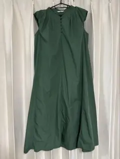 にゃー様専用 BEAMS HEART ノースリーブワンピース グリーン