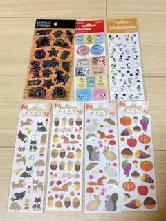 【未使用】シール 7枚セット（スヌーピー・わごころ・ネオン）