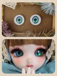 DD/MDDヘッドに*18mmカボションアイ*リアル５