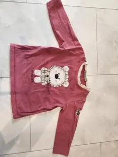 MONCLER ピンク クマ Tシャツ 12M