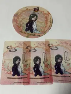 刀剣乱舞　アニメイトカフェ　コースタークリアカード　にっかり青江セット