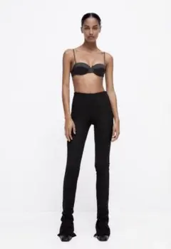 【お値下げしました】Long ribbed leggings