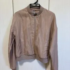 ベージュ (ピンクより)ジャケット サテン風のサムネイル