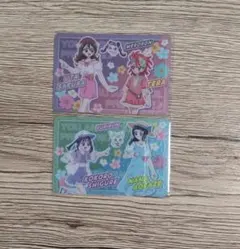 映画　キミとアイドルプリキュア キラキラカードグミ　２枚セット