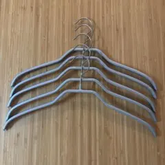 マワハンガー シルエット5本セット シルバー　刻印あり