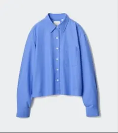 ユニクロコラボJW ANDERSON オックスフォードシャツS 美品ブルー値下げ