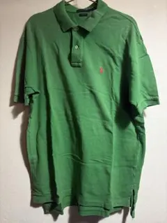 POLO RALPH LAUREN グリーン ポロシャツ L 古着