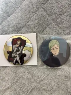 呪術廻戦 プラザ限定　Chair:Red 箔押し　懐玉・玉折 七海建人 缶バッジ