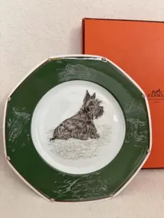 エルメスプレート　犬　ケーキ皿　HERMES 箱ありのサムネイル