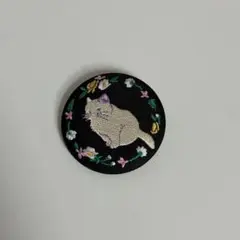刺繍缶バッジ 耳をすませば　ジブリ