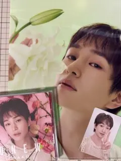 ONEW オニュ SAKU ランダムトレカ クリアファイル付き