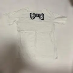 SUPER THANKS 蝶ネクタイデザイン Tシャツ　120センチ