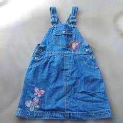 デニムジャンバースカート 130　OSHKOSH