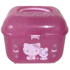 レア キティ ラメ収納ケース ピンク サンリオ 平成レトロ 当時物 2002年製