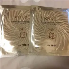 高級　3000円　乾燥　ザセム　the SAEM24K ゴールドパック　2枚のサムネイル