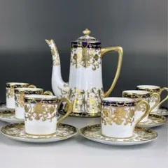 【専用】オールノリタケ デミタスセット ティーポット カップ ソーサー2客セット