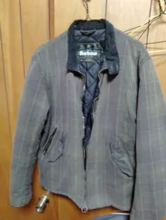 Barbour チェック柄 キルティングブルゾンのサムネイル