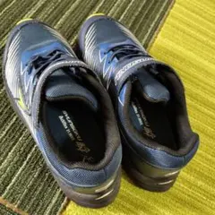 SHUNSOKU ネイビー スニーカー 21.5cm