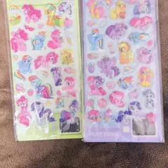 マイリトルポニー ボンボンドロップ　ウォーターシール　2枚セット