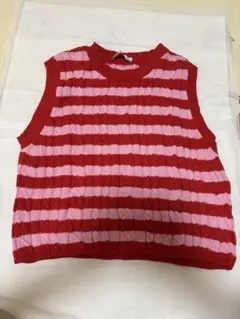 【ZARA】ノースリーブニット.L.のサムネイル