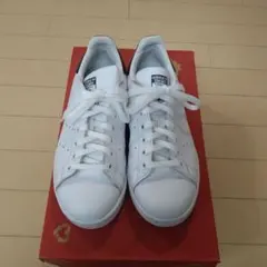 adidas　STANSMITH　ホワイト×ネイビー　23.5㌢