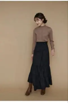 Laubeblanc Cotton Tiered skirt - メルカリ