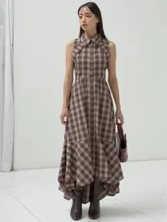 スナイデル　イレヘムシャツワンピース　S
