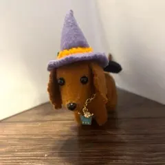 ハンドメイド 布フェルト ダックスフンド 봉제인형