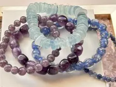 【新品】天然石ブレスレット おまとめ売り ブルーセット★Spring SALE