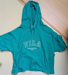 FILA 半袖 パーカー グリーン 150cm