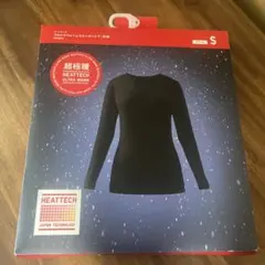 UNIQLO HEATTECH 超極暖　長袖 Tシャツ S ブラック